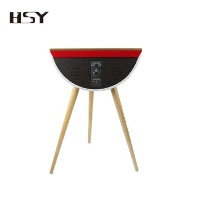 2017 vertical wooden 3-speed turntable record player with standing legs